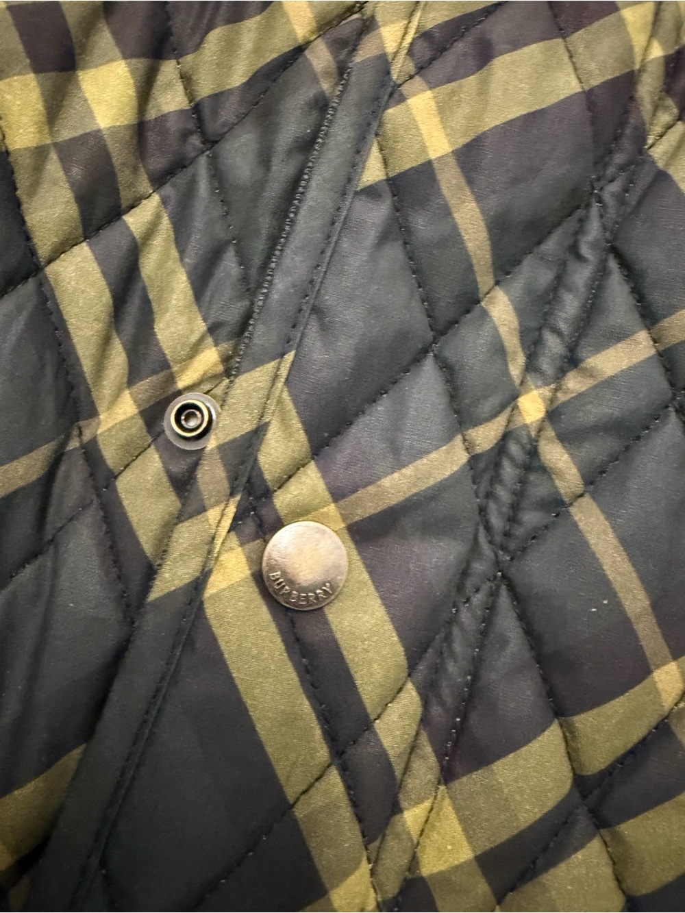 Burberry Quilted Jacket Plaid Women - Picture 3 of 5
